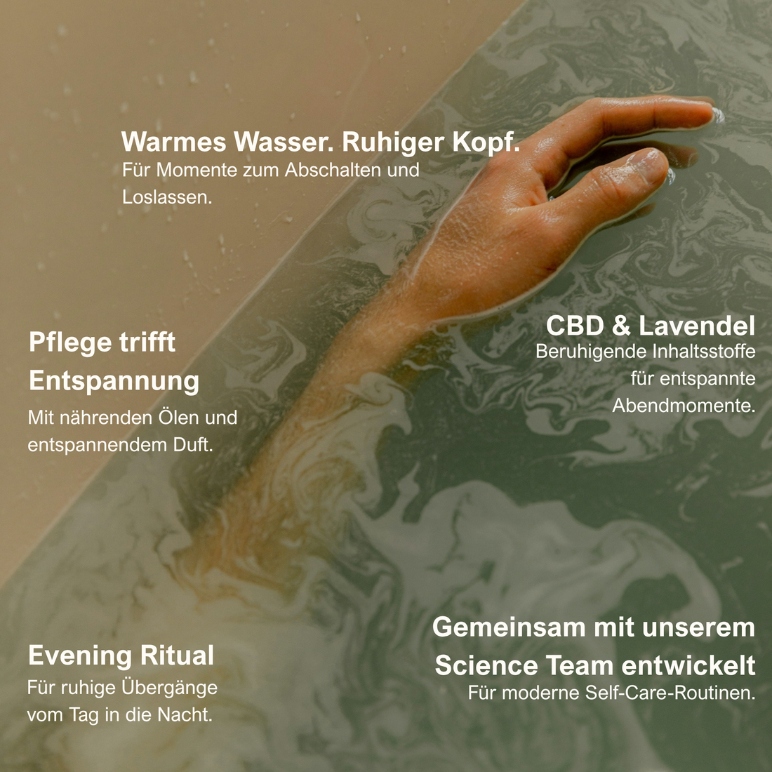 FLOATING AWAY CBD-Badekugel