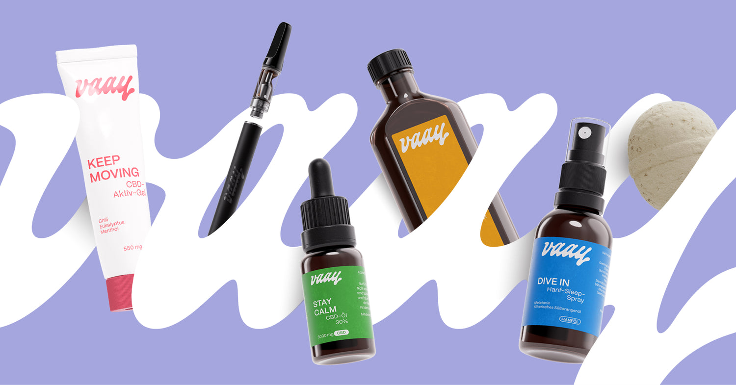 VAAY Alle CBD und Hanfprodukte