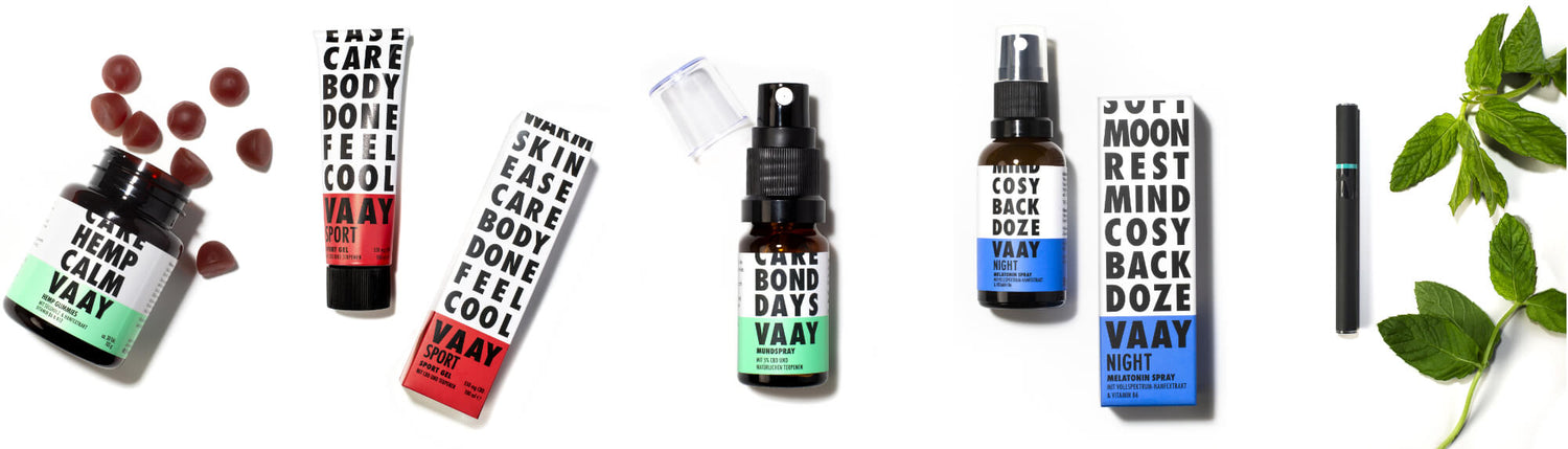 Neue CBD und Hanfprodukte von VAAY