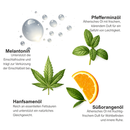 DIVE IN Melatonin-Hanf-Sleep-Spray