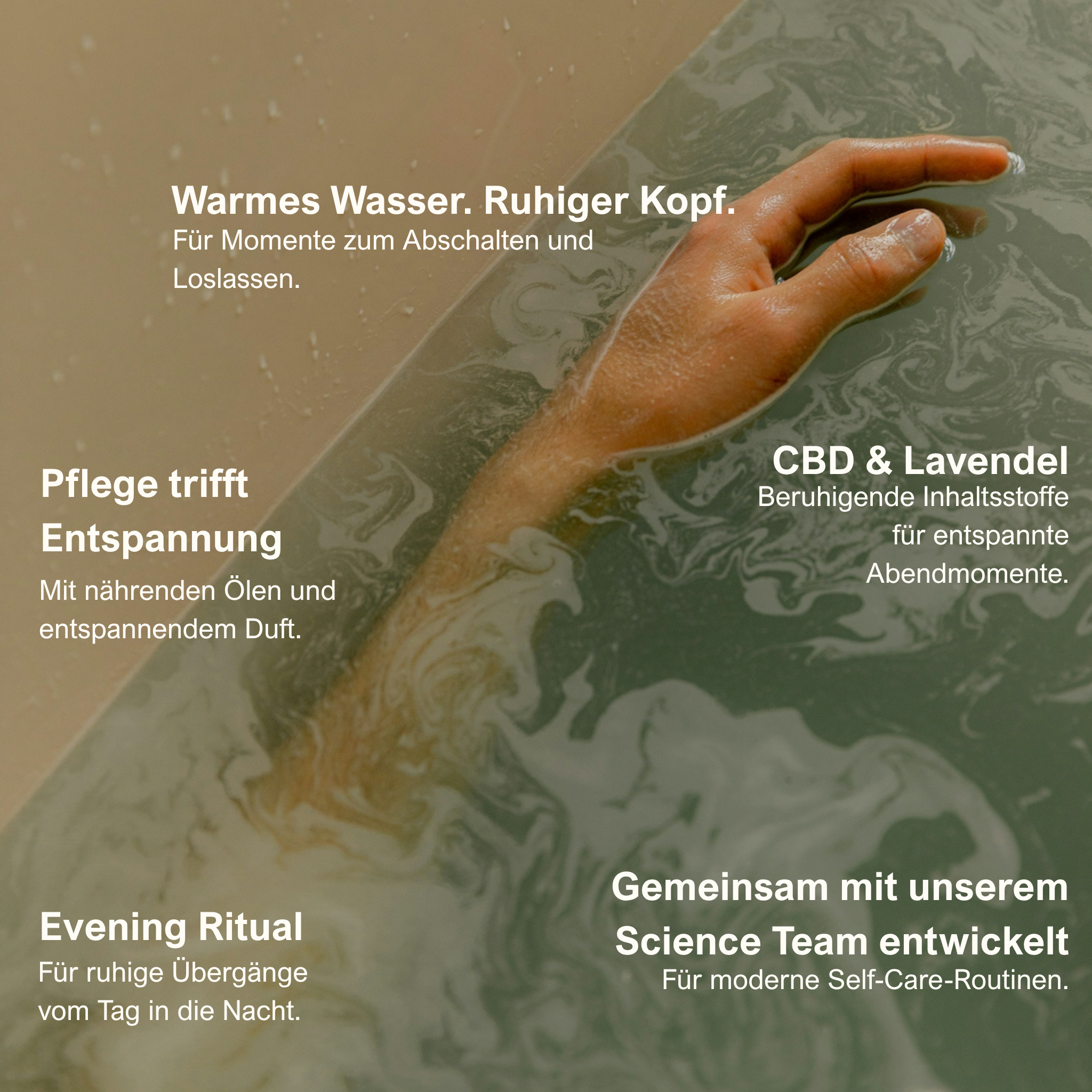 FLOATING AWAY CBD-Badekugel
