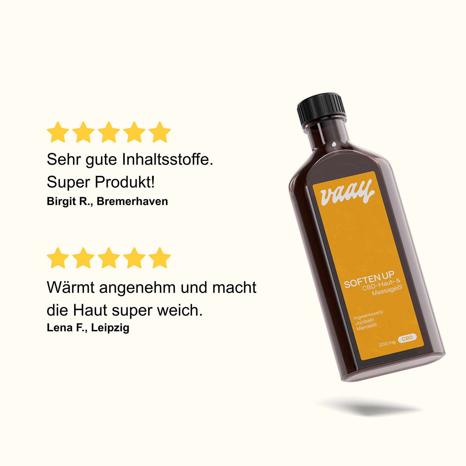 SOFTEN UP CBD-Haut- &amp; Massageöl