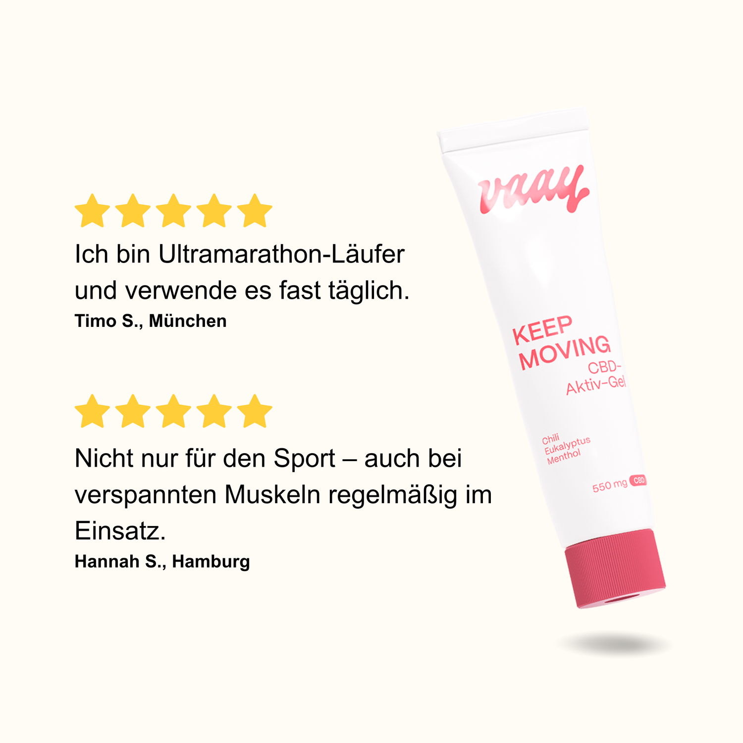 KEEP MOVING CBD-Aktiv-Gel