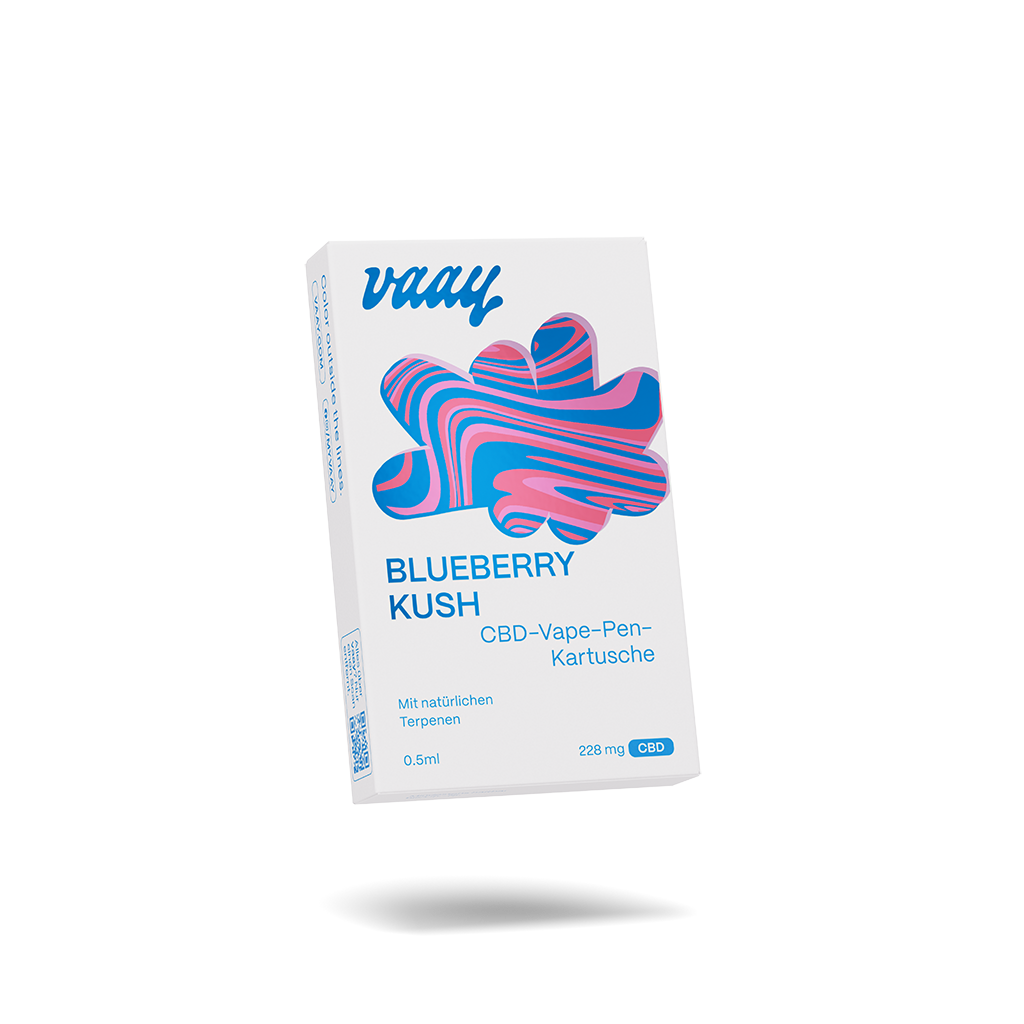 BLUEBERRY KUSH Vape-Pen-Kartusche vaay BLUEBERRY KUSH Vape-Pen-Kartusche vaay