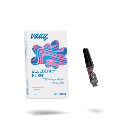 BLUEBERRY KUSH Vape-Pen-Kartusche vaay BLUEBERRY KUSH Vape-Pen-Kartusche vaay